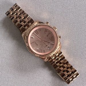 Michael Kors Rose Gold Stainless Steel Watch